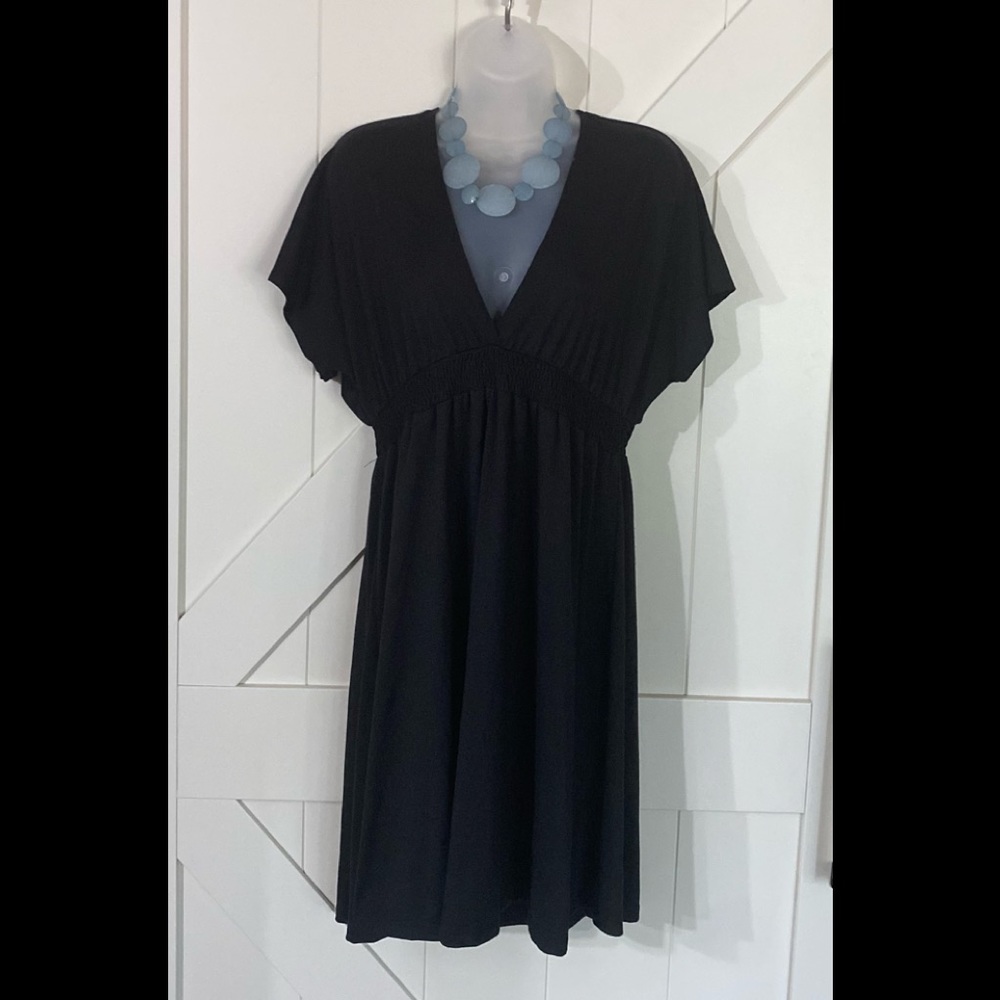 NWOT Mossimo kimono style black knit dress, size M